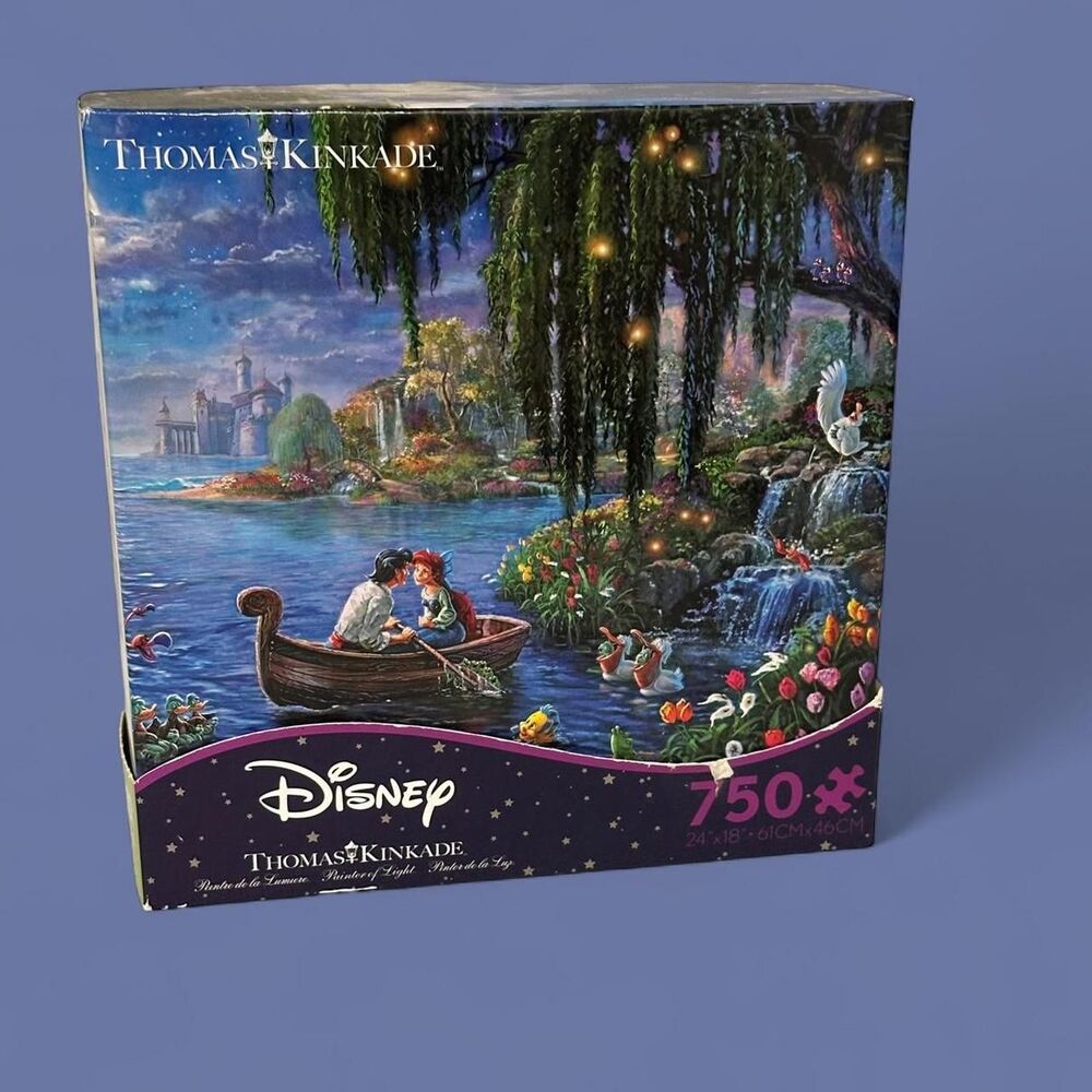 NEW SEALED Thomas Kinkade The Little Mermaid II 750 Piece Disney Puzzle | Ceaco